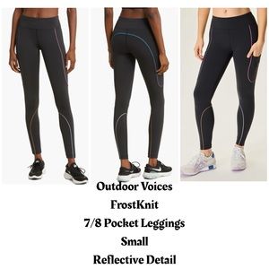 24. Outdoor‎ Voices FrostKnit 7/8 Pocket Leggings Women's | Size Small